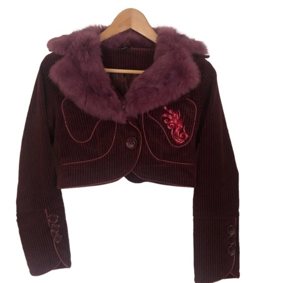 Totem Boho Cropped Corduroy Velvet Small - Picture 1 of 7